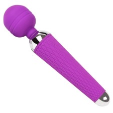 Massage vibrator, 16 modes, 20 x 4 cm, purple