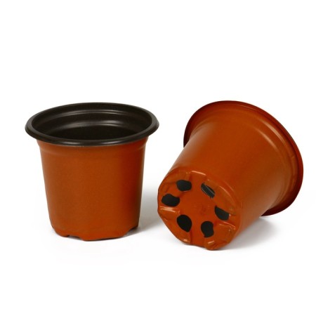 Pot for seedlings, 200 ml, d = 8.5 cm, h = 7.5 cm, terracotta, Greengo-8