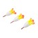 Winter Yaman Froll "Tulip" 1 g, polystyrene, yellow-red color. 3 pcs.
