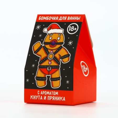 Buckwoman for a bath, 40 g, gingerbread aroma, 18+, New Year-2