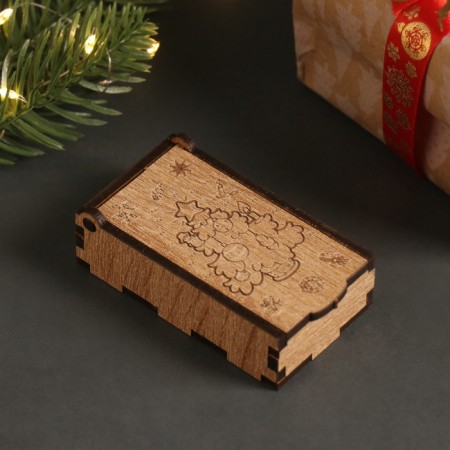 New Year's box "Christmas tree" 7x4x2 cm-2