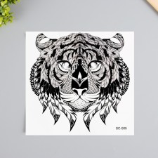 Black Tiger Black Tattoo 38x24 cm