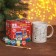 Set of mug for coloring "Snowman" 250 ml, paint 6 cv 2 ml, brush