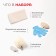 New Year. Gift set Ethel "Winter hibernation" towel 30x60cm and ACSS (5 objects)