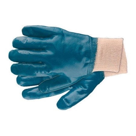 Workers, m/b gloves, with nitrilum pricks, cuffs, size 9, Sibrtekhte-1