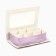 Box for 6 sweets with cells “Blave” 14.5 x 9.5 x 3.5 cm