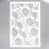 Stencil "Flower pattern" 24x16 cm