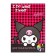 Color A4 paper, 16 sheets 8 colors Kuromi, non -stated newspaper, one -sided, on a clip, 48 g/m²