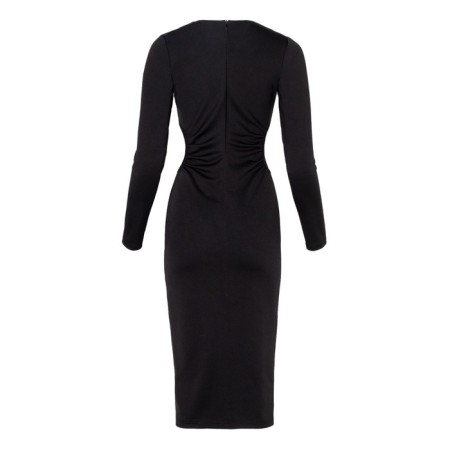 Women's dress Midi with a cut Mist p. 48, black-10