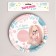 Disposable paper plate "The most lovely", set 6 pcs, 18 cm