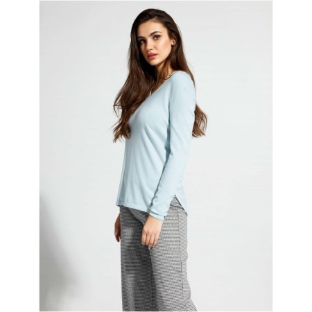 Pulover Women's elongated knitted Conte Elegant, size m, color Pastel Blue