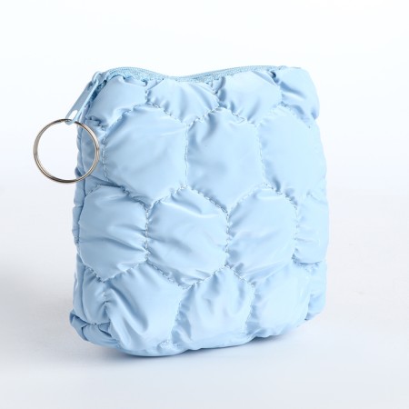 Women's wallet with lightning, blue color-1
