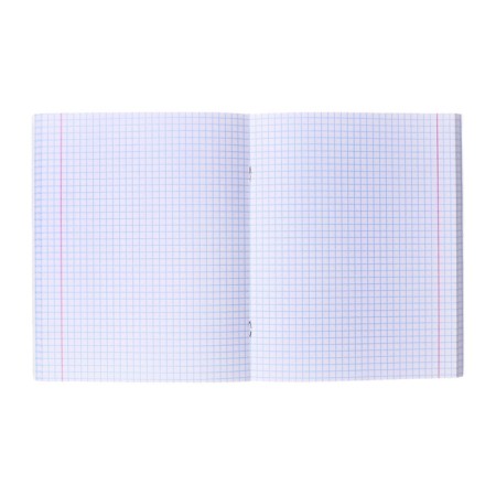 A notebook of 96 sheets in the Calligrata cage "Marble with a strip", cover coated cardboard, glossy lamination, block offset mix-1