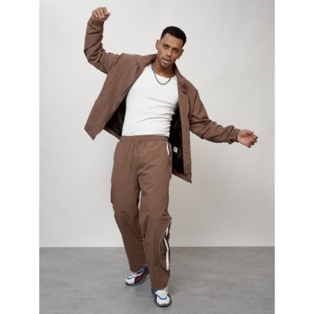 Sports suit men's, size 52, brown color-16