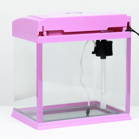 The Seastar HX-320F Aquarium includes: LED lamp, filter, 18 l, pink-2