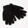 Gloves female thermo, black color, size 7-8