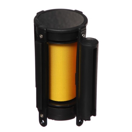 Cassette with exhaust ribbon-180cm yellow, height-13cm, width 6.6cm, tape width-80mm