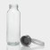 A glass bottle in a white bear cover, 300 ml, h = 17 cm