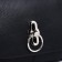 Women's bag L-Craft on fasteners, long belt, black color