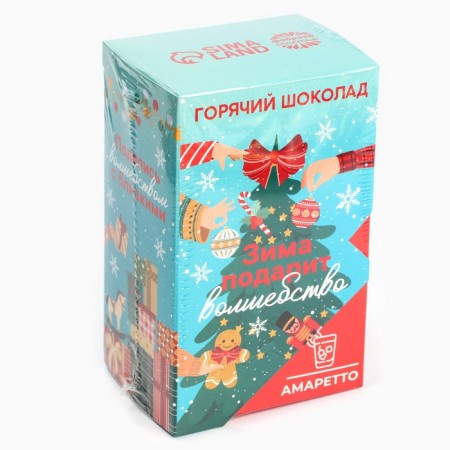 Hot chocolate “Winter will give magic”, taste: Amaretto, 125 g (25 g x 5 pcs)-8