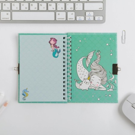 Notebook on the lock “My Magic Thoughts”, A6, 50 sheets.-7