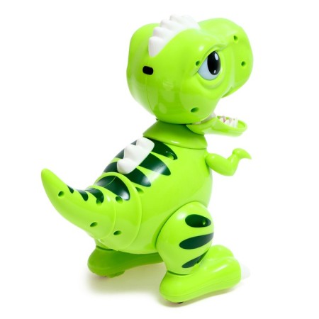 Robot Dinosaur "Peteum" IQ Bot, interactive: sensory, sound, light, batteries-3
