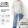 A raincoat adult cloak “Nature has no bad weather”, buttons, white color, size 42-48