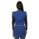 Apron Gabardin with a round coquet, p. 52-54, height 170-176, color Vasilek