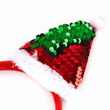 Carnival set "Bright Santa", height 104-110 cm, dress, rim-8