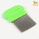 Comb-hats with long teeth, 8 x 5.5 cm, green