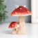 Polystone souvenir "Two fly agaric with a butterfly" 8.2x7.4x6.8 cm