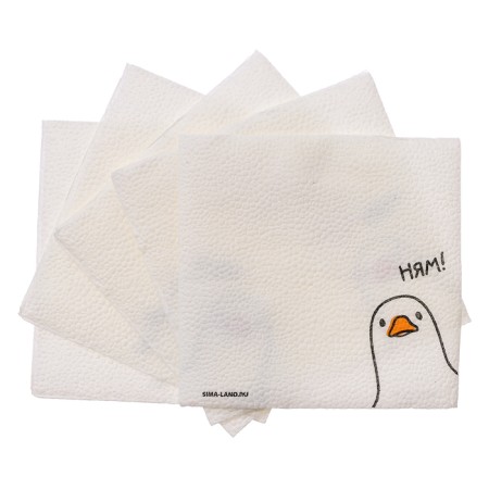 Napkins single -layer “goose” Nyam 24x24 cm, set 20 pcs.-6