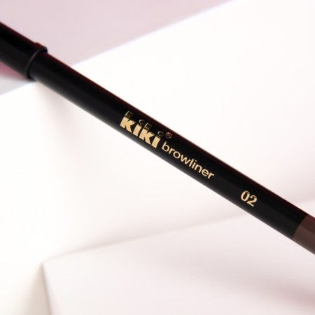 Eyebrow pencil Kiki, with a brush, tone 02 (light brown)-7