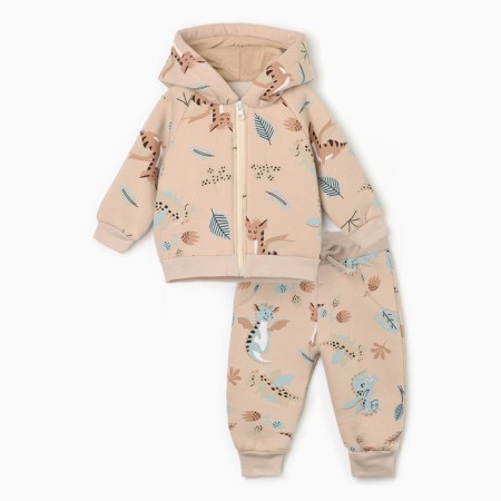 Costume: sweatshirt and pants crumb I am "Drakosh", height 68-74 cm, milk