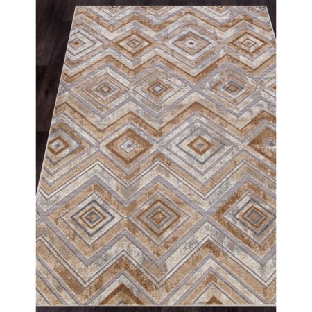 Rectangular carpet sigma 6271, size 200x290 cm, color Brown-Beege