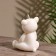 Candle "Plush bear" 6x6x9 cm, soy wax mix