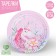 Disposable paper plate "Unicorn", 18 cm