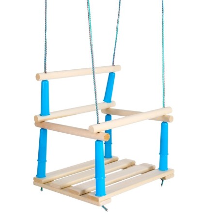 Swing, wooden, wood, seat 33 × 22cm, mix-2