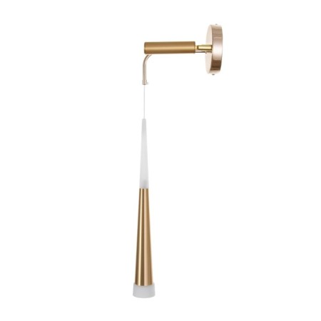Bra "Amadeus" 2xLED 6W+3W 4000k gold 12x12x70cm-3