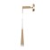 Bra "Amadeus" 2xLED 6W+3W 4000k gold 12x12x70cm