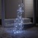 LED figure "Snowman" 48 × 89 × 22 cm, metal, 31 V, glow of white