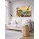 Decorative panel with photo printing "invitation to Hawaii", horizontal, size 100x150 cm