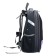 School backpack 38 x 30 x 16 cm, ergonomic back, stavia "paws in the hearts", gray