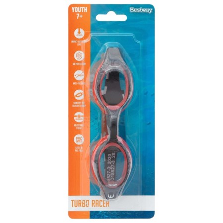Turbo Race Goggles swimming glasses, from 7 years old, color mix, 21123-6