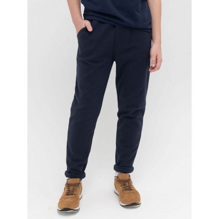 Pants for boys, height 134 cm, dark blue color-3