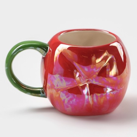 Ceramic "Tomato" mug, 400 ml, red color-1