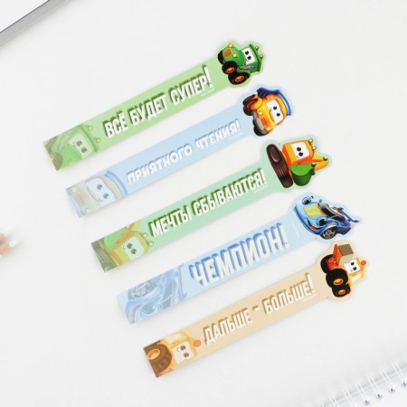 A set of curly bookmarks "Champion", 5 pcs-2
