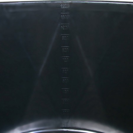 Building pelvis, 120 l, round, frost -resistant, shock -resistant, plastic-11