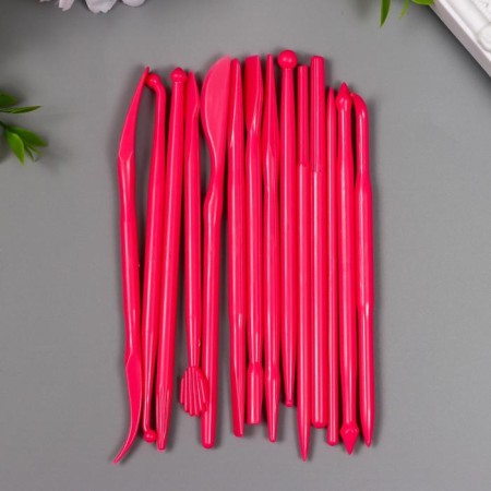 Tools for modeling and giving a set of 14 pcs 12 cm plastic mix