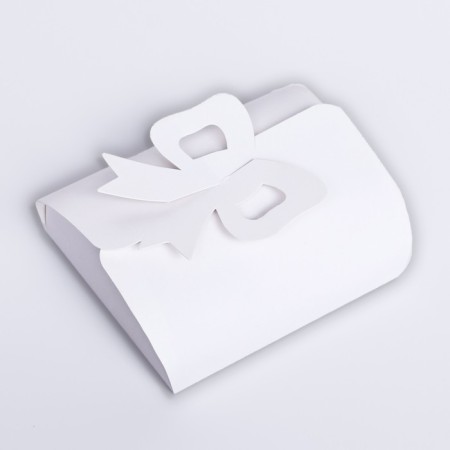 Folding box-convert for sweet, white, 10.5 x 9.5 x 4 cm-1